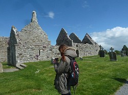 Irlande, ruine d'une ancienne église