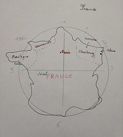 Carte de la France