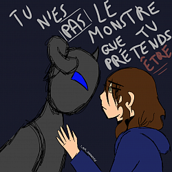 Perisu et Agathe, sur Ibis Paint